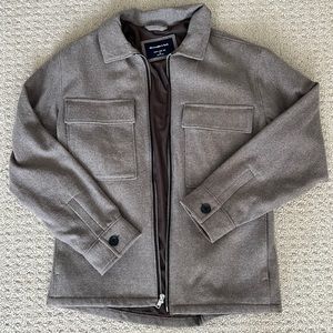 Abercrombie & Fitch Wool Blend Shirt Jacket
